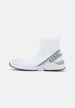Guess - BAMMIE - Sneaker high - white/silver