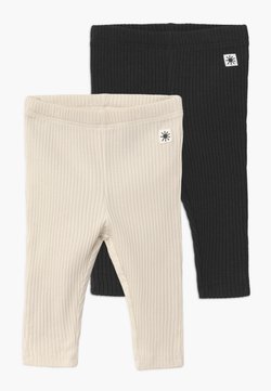 Lindex - 2 PACK UNISEX - Legging - off black