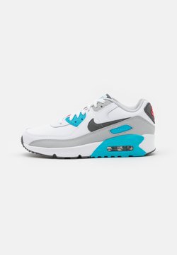 Nike Sportswear - AIR MAX 90 UNISEX - Sneakers laag - white/iron grey/chlorine blue