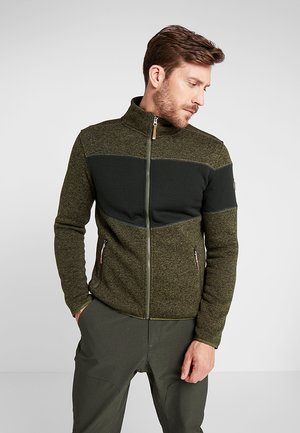 Olivengrønne Icepeak Fleece i behagelig materiale får du Icepeak ABBOTT Fleecejakke dark olive Zalando.no