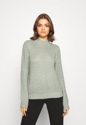 YAS Lime groene mode online kopen | ZALANDO YAS YASDUSANA KNIT Trui neon green Zalando.nl