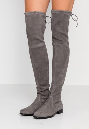Grå Lårhöga stövlar Pretty Ballerinas | Zalando Grå Lårhöga stövlar | Zalando