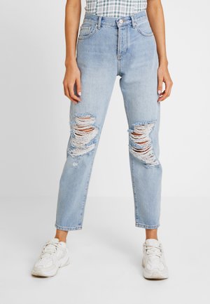 miss selfridge coated jeans