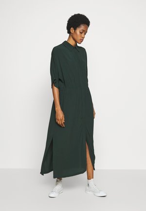 Weekday Skjortekjoler Størrelse 32 på nett hos Zalando.no Weekday GLADYS DRESS - Skjortekjole - dark dusty green