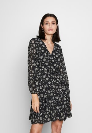 Wallis black ditsy floral dress Clearance