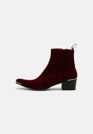 Burgundy ankle boots womens uk Clearance