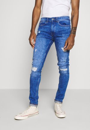 Blå Burton Menswear London Jeans | Bukser og shorts på Zalando Burton Menswear London Jeansshorts - blue
